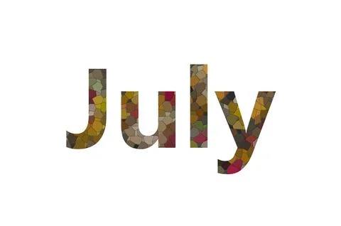 July Stock Illustration