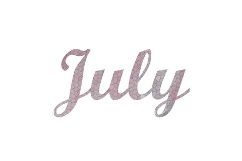 July Stock Illustration