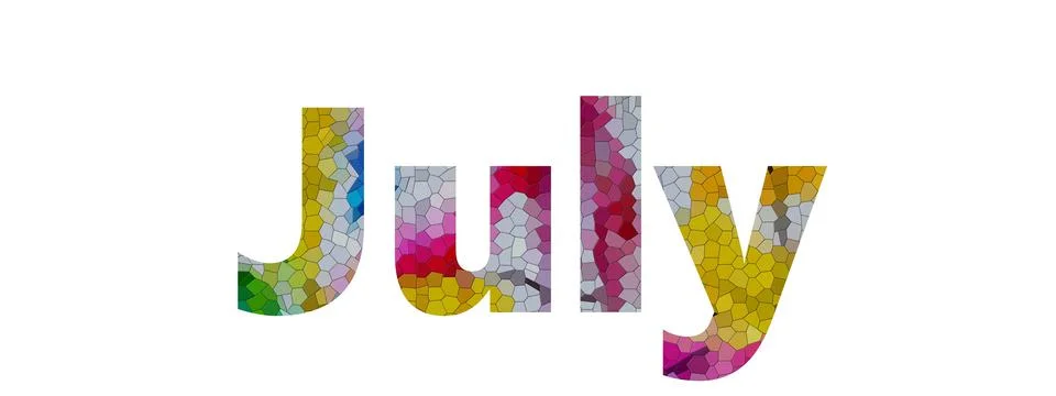 July Stock Illustration