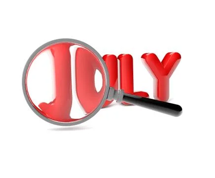 July month Stock Illustration