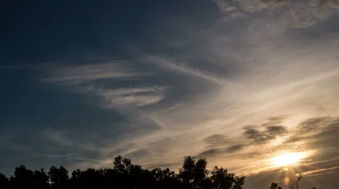July Sunrise Time Lapse Stock Footage 35820035