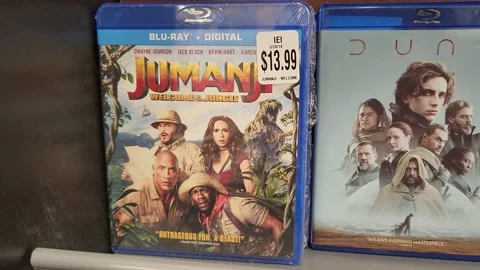 Jumanji Movie Blu Ray Stock Footage
