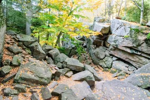 Jumble of granite Stock Photos