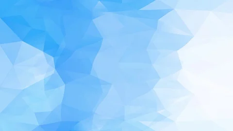 Jumbled abstract polygon figure combining light and dark blue triangles similar Stock Footage 128351603