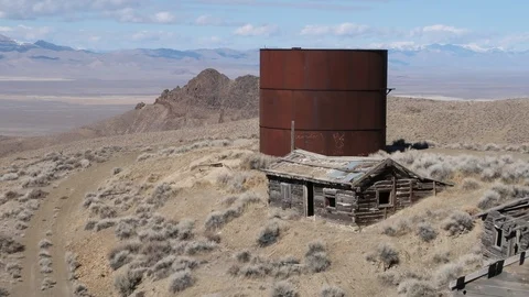 Jumbo Ghost Town Nevada Stock Footage 96533481