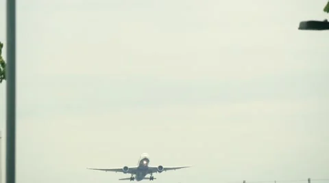 Jumbo jet plane 4K Stock Footage 49525766