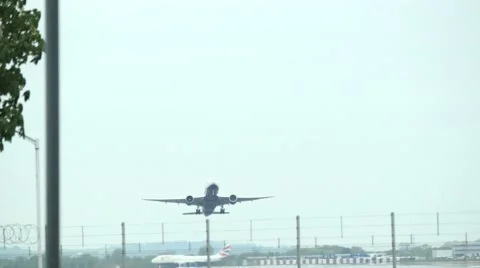 Jumbo jet plane 4K Stock Footage 49525800