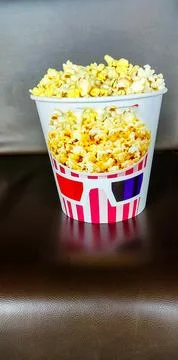 A jumbo pack of Popcorn Stock Photos