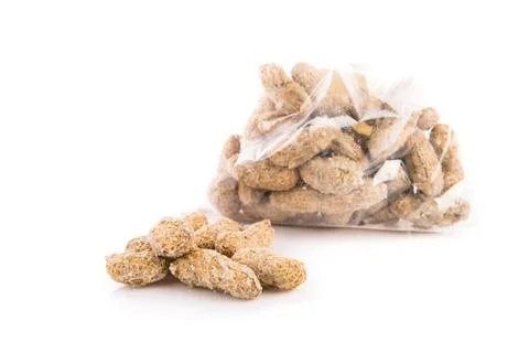 Jumbo salted peanuts Foto stock