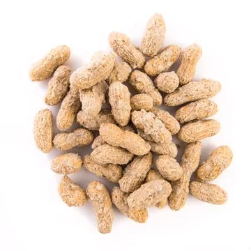 Jumbo salted peanuts Stock Photos