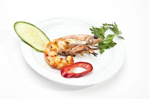Jumbo shrimp Stock Photos