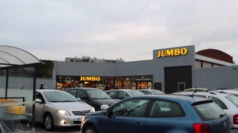 Jumbo supermarkt Belgium, Stock Footage 143661961