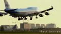 Jumbojet close-up at sunrise HD Footage