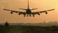 Jumbojet Sunset landing HD Footage