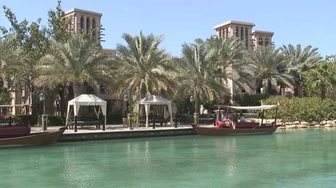 Jumeira Unloading Passengers Stock Footage 1218500