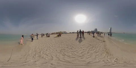 Jumeirah Beach View Stockbeeldmateriaal 102418069