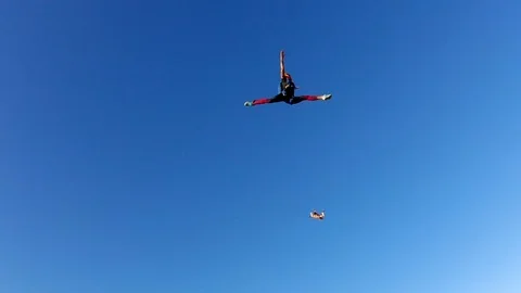 Jump acro Stock Footage 98634105