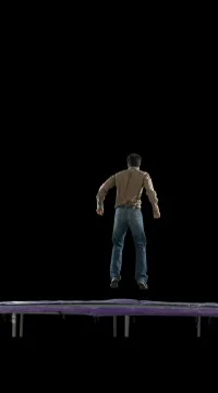 Jump and Spin 2 Stock Footage 79809