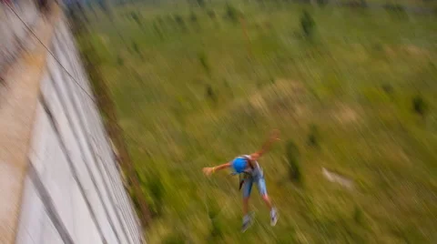 Jump back with a double coup Stock Footage 41232093