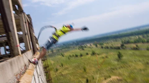 Jump back to the rectification in flight Stock Footage 41230854