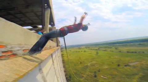 Jump backwards to the coup Stock Footage 43807566