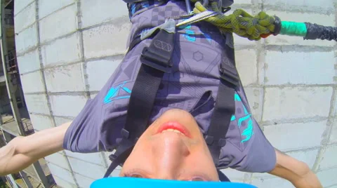 Jump backwards gesticulating Stock Footage 41432486