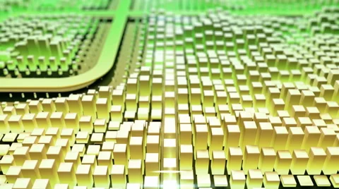 Jump cubes wave like surface Video stock 49641327