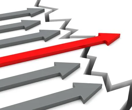 The jump Stock Illustration