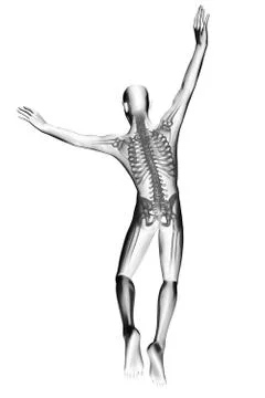 Jump man radiography イラスト素材