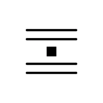 Jump object, text icon. Simple glyph vector of text editor set icons for UI a 스톡 일러스트