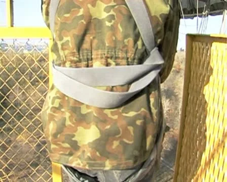 Jump with Parachute 스톡 동영상 10589300