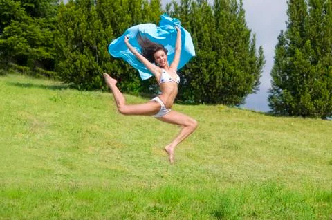 The jump Stock Photos