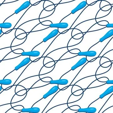 Jump rope background Stock Illustration