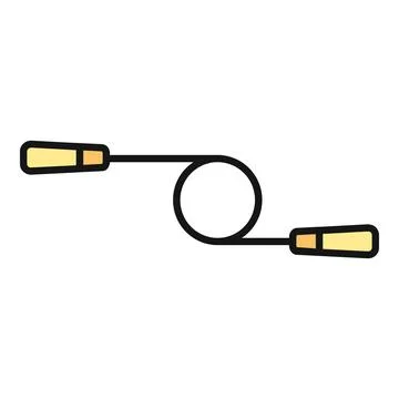 Jump rope tool for physical activity and cardio workout イラスト素材