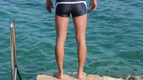 Jump in the sea Stock Footage 11977574