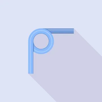 Jump spring coil icon, flat style Stockillustratie