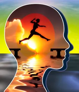 Jump Start your Life Stock Illustration