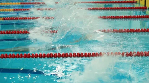 Jump into water Stock Footage 39612296