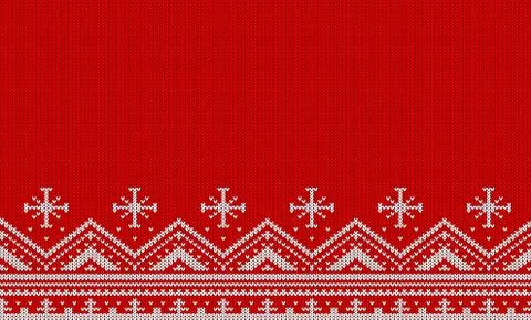 Jumper pattern with zigzag Stock Illustration