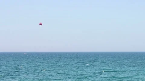 Jumper on sea Stock Footage 8539410