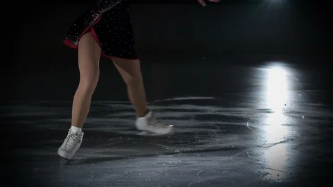 Jumping up in the air and making a spin Stock Footage 95525723