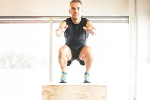 Jumping box Stock Photos