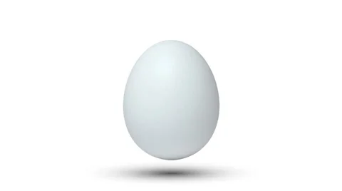 Jumping egg. Looping. Alpha channel is included. Stock Footage 63766692