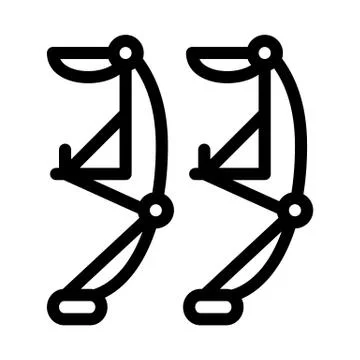 Jumping Equipment Icon Vector Outline Illustration Stock Illustration