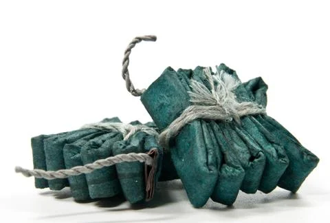 Jumping firecracker Stock Photos