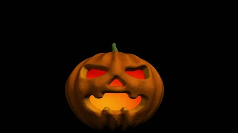 Jumping halloween pumpkin 動画素材 57476544