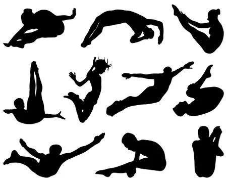 Jumping  Stock Illustration