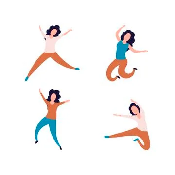 Jumping Stock Illustration