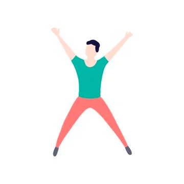 Jumping Stock Illustration