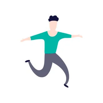 Jumping Illustrazione stock